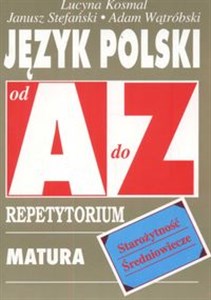 Picture of Język polski Starożytność Średniowiecze od A do Z Repetytorium Matura Egzaminy