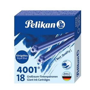 Picture of Naboje atramentowe długie 18szt niebieski