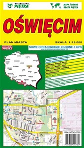 Obrazek Oświęcim 1:18 000 plan miasta PIĘTKA