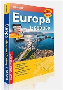 Obrazek Europa atlas samochodowy 1:800 000