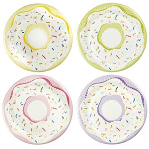 Picture of Talerze papierowe pączki 8szt