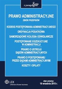 Obrazek Prawo administracyjne Zbiór przepisów