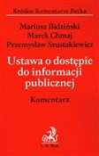 Ustawa o d... - Mariusz Bidziński, Marek Chmaj, Przemysław Szustakiewicz -  Polish Bookstore 