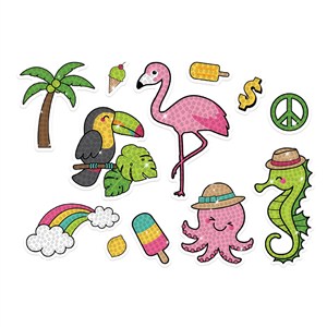 Obrazek Naklejki Haft diamentowy egzotyczne wakacje