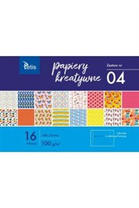 Obrazek Papiery kreatywne zestaw 4 A5 16 ark.