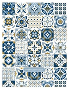 Obrazek Notatnik ozdobny 143x210/80K linia Mozaika