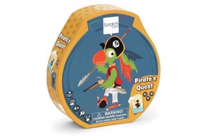 Picture of Gra logiczna 4w1 Karty Wyprawa Pirata Scratch