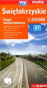 Obrazek Świętokrzyskie TIR mapa samochodowa