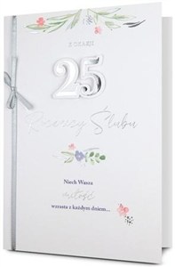 Obrazek Karnet B6 Rocznica ślubu 25