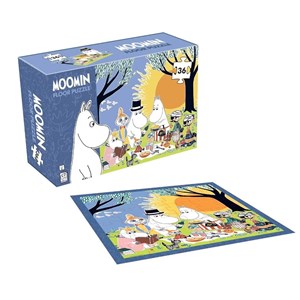 Obrazek Puzzle podłogowe dla najmłodszych Muminki 36el