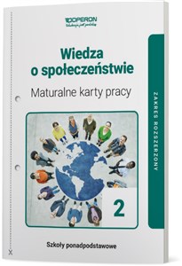Picture of Wiedza o społeczeństwie 2 Maturalne karty pracy Zakres rozszerzony Szkoła ponadpodstawowa