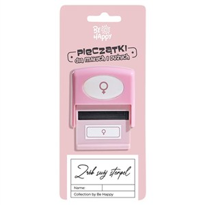 Obrazek Pieczątka z napisem - Znak żeński