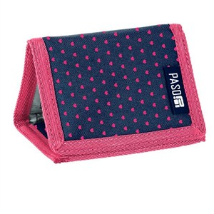 Obrazek Portfel granatowy w serca