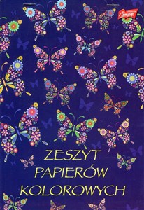 Picture of Zeszyt papierów kolorowych A5 10 kartek