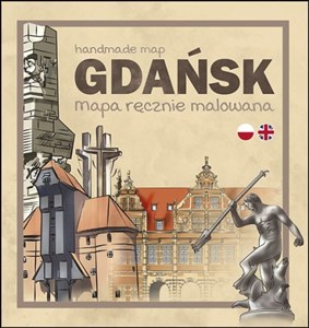 Picture of Gdańsk Mapa ręcznie malowana