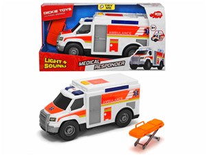 Obrazek Ambulans biały Dickie Toys 30 cm
