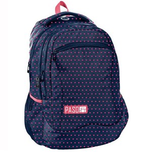 Obrazek Plecak młodzieżowy granatowy w serca