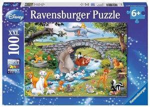 Obrazek Puzzle 100 Zwierzęta Disneya XXL