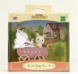 Obrazek Sylvanian Families Zestaw Bliźniaki z wózkiem