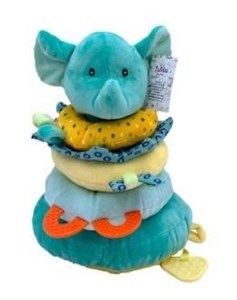Obrazek Piramidka pluszowa słonik 25cm