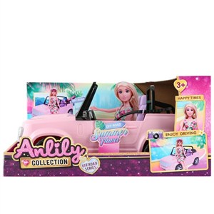 Obrazek Auto Cabriolet różowy