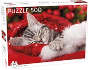 Obrazek Puzzle Christmas Kitten 500