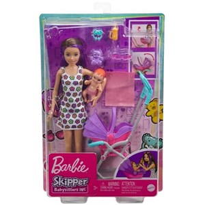 Obrazek Barbie Skipper zestaw opiekunka GXT34