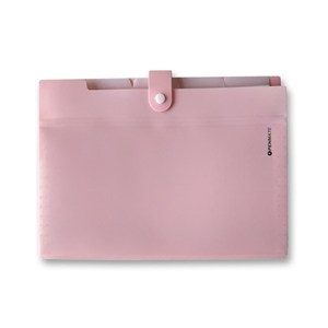 Picture of Teczka z przegródkami A4 PP-105 różowa
