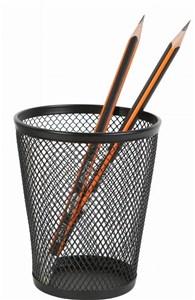 Obrazek Kubek przybornik skośny czarny