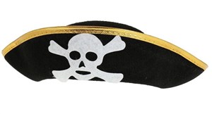 Picture of Kapelusz Pirata złote obszycia rozm.S