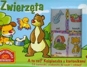 Obrazek A to co Książeczka z kartonikami Zwierzęta