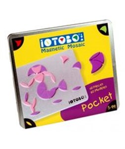 Picture of Puzzle Pudełko podróżne CD Pocket (różowy/fioletowy)