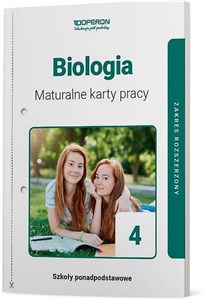 Picture of Biologia 4 Maturalne karty pracy Zakres rozszerzony Szkoła ponadpodstawowa
