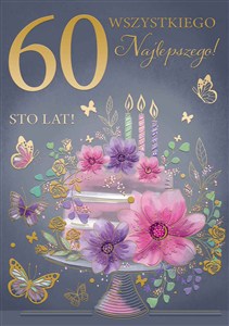 Obrazek Karnet A5 60 URODZINY