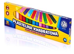 Picture of Plastelina kwadratowa 18 kolorów