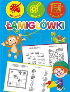 Obrazek Łamigłówki. Koloruję, zgaduję, rozwiązuję