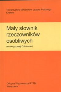 Picture of Mały słownik rzeczowników osobliwych