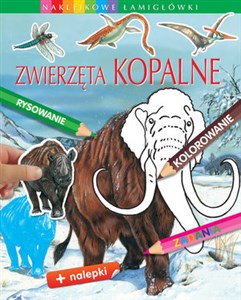 Picture of Zwierzęta kopalne Naklejkowe łamigłówki