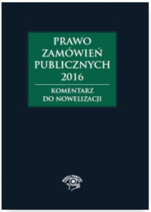 Picture of Prawo zamówień publicznych 2016 Komentarz do nowelizacji