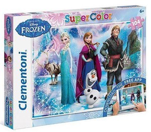 Picture of Puzzle z aplikacją  Frozen 104 el.