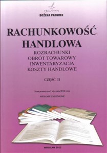 Picture of Rachunkowość Handlowa część II PADUREK