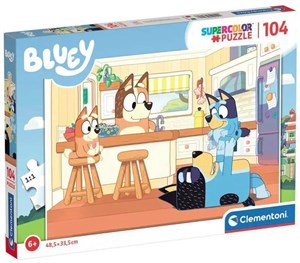 Picture of Puzzle 104 Superkolor Bluey