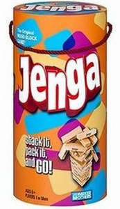 Obrazek Gra Jenga pomarańczowa