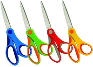 Picture of Nożyczki S0532 szkolne kolorowe 18cm SPOKO