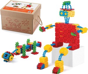 Obrazek Klocki Świat robotów 258 el. karton