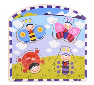 Obrazek Układanka drewniana Łąka