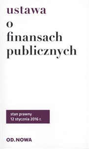 Picture of Ustawa o finansach publicznych