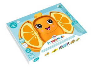 Obrazek Talerzyk silikonowy Frootimals orangiefly anty-poślizgowy