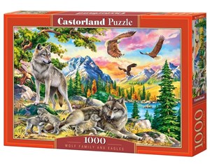 Picture of Puzzle 1000 Wolf Family and Eagles