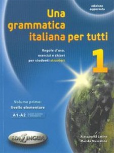 Picture of Una grammatica italiana per tutti 1 książka
